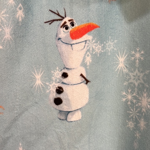 Disney Frozen II Elsa, Anna, and Olaf Long Sleeve Fleece Lined Hoodie Oversized - Picture 5 of 14